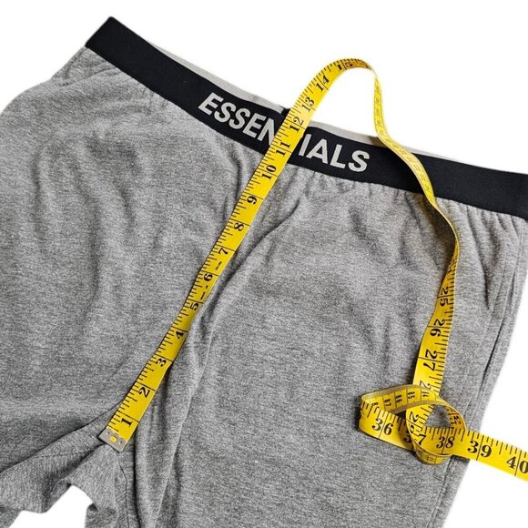 Essentials Fear of God Men's Lounge Pants - Gray, Casual Sleepwear, Size L - Picture 7 of 10